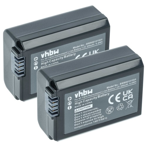 Batteria per sony - 2x,