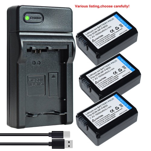 Fw50 batteria caricatore - np-fw50,